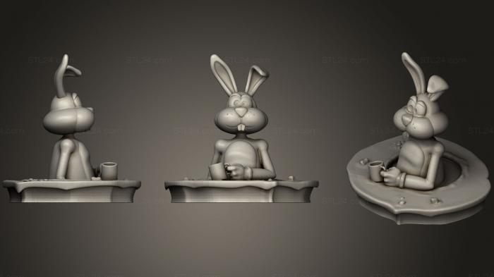 Игрушки (Настольный кролик, TOYS_0517) 3D модель для ЧПУ станка